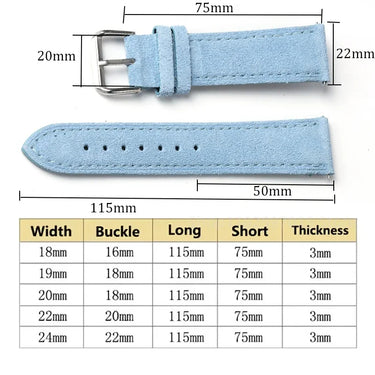 Suede Watch Strap Premium Hand-made